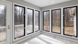 Interior of energy efficient windows